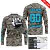 LIMITED EDITION PRODUCTS  - US ARMY - CAN AM RACING - CUSTOM NAME - SKY BLUE - JERSEY