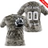 LIMITED EDITION PRODUCTS  - US ARMY - CAN AM RACING - CUSTOM NAME - WHITE - T-SHIRT