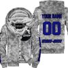 LIMITED EDITION PRODUCTS - US ARMY V1 - CAN AM RACING - CUSTOM NAME - NAVY - FLEECE ZIP HOODIE