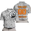 LIMITED EDITION PRODUCTS - US ARMY V1 - CAN AM RACING - CUSTOM NAME - ORANGE - POLO SHIRT