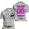 LIMITED EDITION PRODUCTS - US ARMY V1 - CAN AM RACING - CUSTOM NAME - PINK - POLO SHIRT