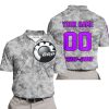 LIMITED EDITION PRODUCTS - US ARMY V1 - CAN AM RACING - CUSTOM NAME - PURPLE - POLO SHIRT