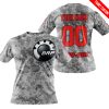 LIMITED EDITION PRODUCTS - US ARMY V1 - CAN AM RACING - CUSTOM NAME - RED - T-SHIRT