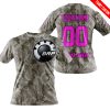 LIMITED EDITION PRODUCTS - US ARMY V2 - CAN AM RACING - CUSTOM NAME - PINK - T-SHIRT