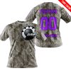 LIMITED EDITION PRODUCTS - US ARMY V2 - CAN AM RACING - CUSTOM NAME - PURPLE - T-SHIRT