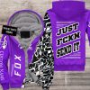 MOTOCROSS PERSONALIZED FX RACING | FLEECE HOODIE | COLOR PURPLE