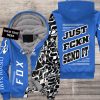 MOTOCROSS PERSONALIZED FX RACING | FLEECE HOODIE | COLOR BLUE