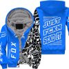 [PREMIUM] JUST FNKN SEND IT BLUE FLEECE HOODIE