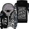 [PREMIUM] JUST FNKN SEND IT BLACK FLEECE HOODIE