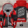 MOTOCROSS PERSONALIZED FX RACING V2 | FLEECE HOODIE | COLOR RED-BLACK
