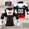 CUSTOM NAME RACING | FX V1 | WHITE BLACK | KID & ADULT