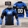 CUSTOM NAME RACING | FX V1 | BLUE BLACK | KID & ADULT