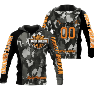 CUSTOM NAME RACING | BLACK CAMO | HARLEY V2