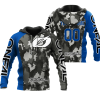 CUSTOM NAME RACING | BLUE CAMO | ONEAL