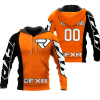 CUSTOM NAME RACING | BLACK-ORANGE | FXR