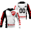 CUSTOM NAME RACING | BLACK-WHITE | DUCATI