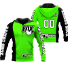 CUSTOM NAME RACING | BLACK GREEN | FOX RACING