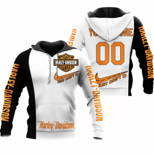 CUSTOM NAME RACING | BLACK-WHITE | HARLEY