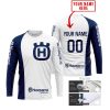 HUSQVARNA BLUE WHITE | CUSTOM NAME | JERSEY