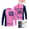 HUSQVARNA BLUE PINK | CUSTOM NAME | JERSEY