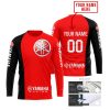 YAMAHA BLACK RED | CUSTOM NAME | JERSEY