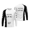 FOX RACING BLACK WHITE | CUSTOM NAME | JERSEY | PLAN FOR TODAY