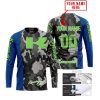 KAWASAKI BLUE CAMO | CUSTOM MOTOCROSS JERSEYS