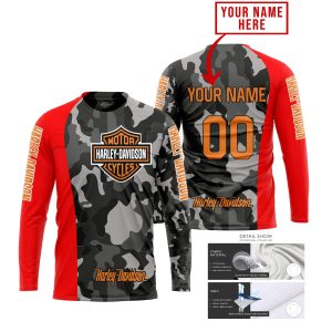 HARLEY RED CAMO | CUSTOM MOTOCROSS JERSEYS V2