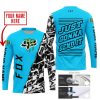 JUST GONNA SEND IT | FOX MONSTER RACING BLUE SKY JERSEY | CUSTOM MOTOCROSS JERSEYS