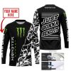 JUST GONNA SEND IT | MONSTER RACING BLACK JERSEY | CUSTOM MOTOCROSS JERSEYS
