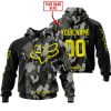 FOX RACING YELLOW CAMO | CUSTOM NAME RACING | KID & ADULT