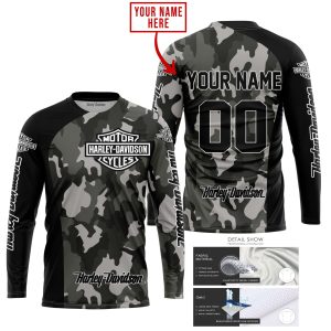 HARLEY DAVIDSON RACING V1 CAMO JERSEY | CUSTOM NAME RACING JERSEY |  KIDS/YOUTH/ADULT