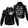 TILL THE FUCKIN/FREAKIN WHEEL FALL OFF | HONDA RACING BLACK | CUSTOM NAME | KID/YOUTH/ADULT