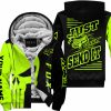 PREMIUM JUST FCKN GONNA SEND IT - CUSTOM NAME FLEECE HOODIE - FOX RACING - NEON BLACK