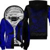 PREMIUM JUST FCKN GONNA SEND IT - CUSTOM NAME FLEECE HOODIE - HUSQVARNA - NAVY BLACK