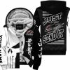 PREMIUM JUST FCKN GONNA SEND IT - CUSTOM NAME FLEECE HOODIE - TROY LEE DESIGNS  - WHITE BLACK
