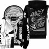 PREMIUM JUST FCKN GONNA SEND IT - CUSTOM NAME FLEECE HOODIE - SEA DOO - WHITE BLACK