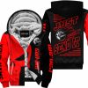 PREMIUM JUST FCKN GONNA SEND IT - CUSTOM NAME FLEECE HOODIE - CAN AM - RED BLACK