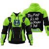 TOO FAST TO LIVE TOO YOUNG TO DIE - HUSQVARNA - GREEN 1