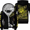 PREMIUM JUST FCKN GONNA SEND IT - CUSTOM NAME - FOX RACING - YELLOW BLACK - FLEECE ZIP HOODIE