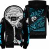 PREMIUM JUST FCKN GONNA SEND IT - CUSTOM NAME - CAN AM - SKY BLUE BLACK - FLEECE ZIP HOODIE