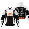 TOO FAST TO LIVE TOO YOUNG TO DIE – FOX RACING – WHITE ORANGE