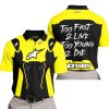 TOO FAST TO LIVE TOO YOUNG TO DIE - ALPINESTARS - YELLOW - POLO SHIRT