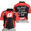 TOO FAST TO LIVE TOO YOUNG TO DIE - GAS GAS - RED - POLO SHIRT
