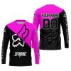 PREMIUM GIFT - CUSTOM NAME - FOX RACING - PINK  - JERSEY