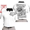 PREMIUM JUST FCKN GONNA SEND IT – CUSTOM NAME – FOX – WHITE – POLO