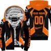 LIMITED EDITION - CUSTOM NAME CAN AM - ORANGE - FLEECE ZIP HOODIE