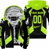 LIMITED EDITION - CUSTOM NAME CAN AM - NEON - FLEECE ZIP HOODIE