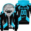 LIMITED EDITION - CUSTOM NAME FLY RACING - SKY BLUE - FLEECE ZIP HOODIE