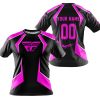 LIMITED EDITION - CUSTOM NAME FLY RACING - PINK - T-SHIRT